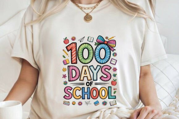 100 Days of School T-shirt PNG: The Ultimate Digital Asset for Creative Celebrations