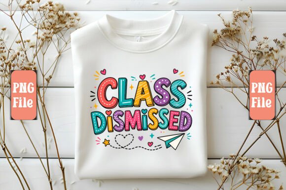 Class Dismissed PNG Design: Elevate Your Back-to-School Projects with Professional-Grade Assets