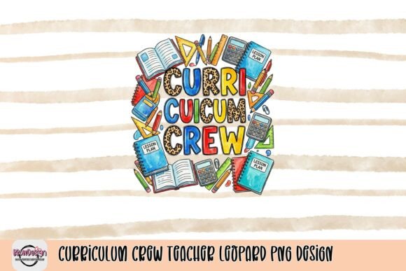 Curriculum Crew Teacher Leopard PNG Design: Elevating Team Identity in Education