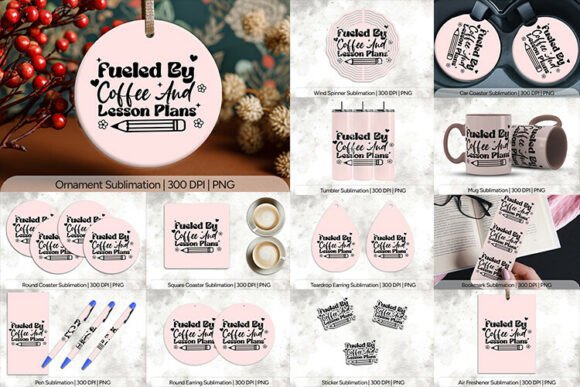 Fueled by Coffee and Lesson Plans PNG: A Comprehensive Guide to Educator-Themed Digital Assets