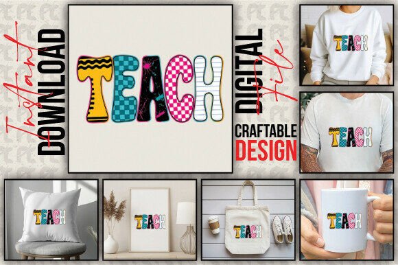 Funny Doodle Teach PNG: Integrating Back-to-School Sublimation Assets Into Your Creative Workflow