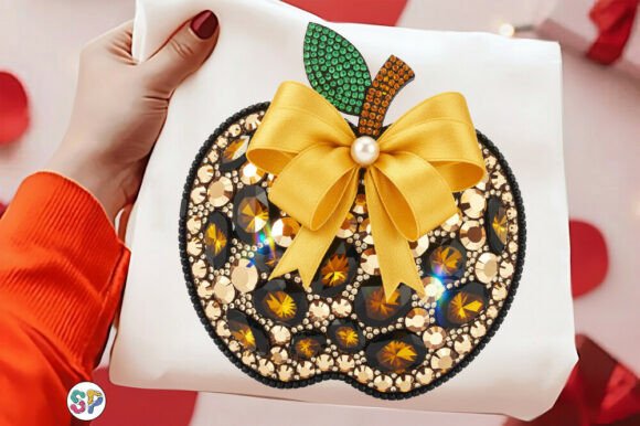 Rhinestone Apple Bow Diamond Shirt Png: A Strategic Asset for Creative Workflows