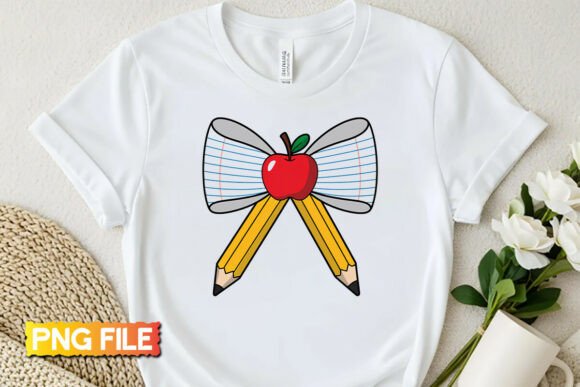 Teacher Pencil Paper Bow PNG: Elevate Your Classroom Design and Digital Projects