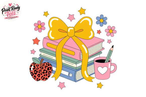 The Stacked Books Bow Teacher PNG: Elevating Educational Craftsmanship and Digital Commerce