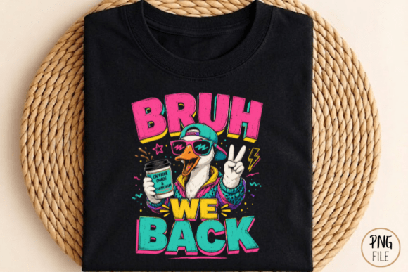 Unlocking the Viral Potential of Retro Streetwear: A Deep Dive into the 'Bruh We Back' Cool Duck Design
